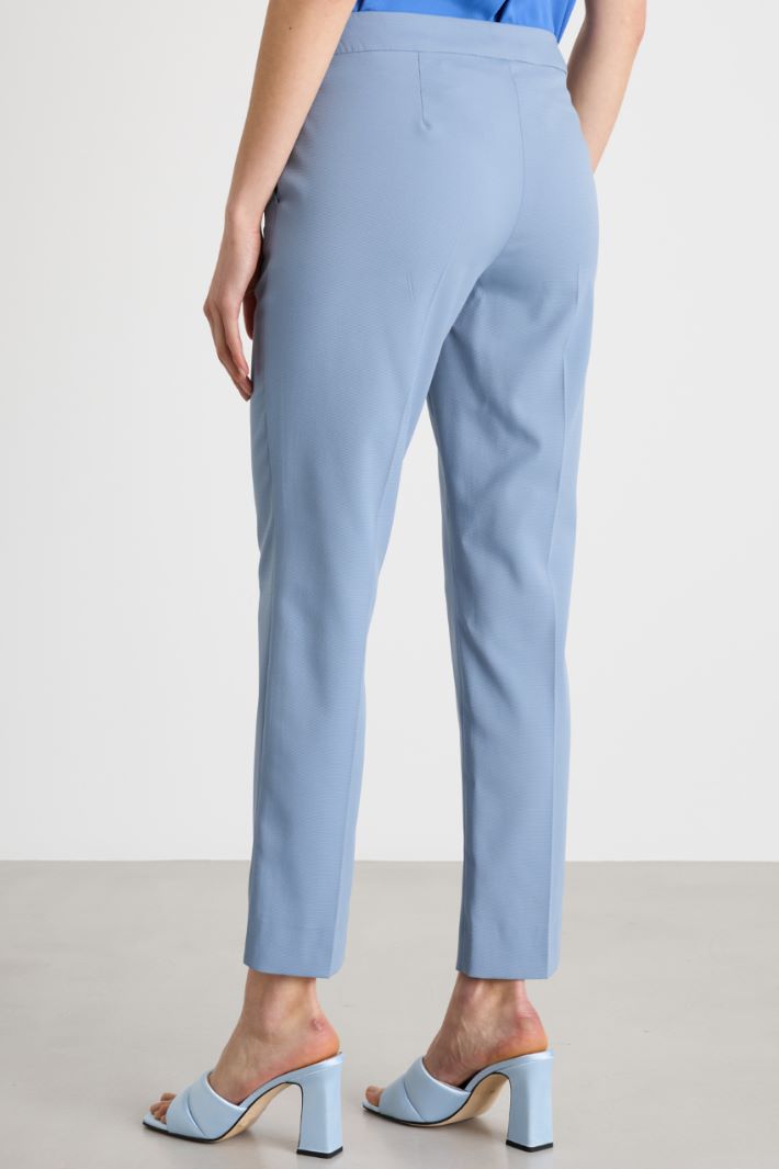 Pantalone slim in faille stretch Intrend - 4
