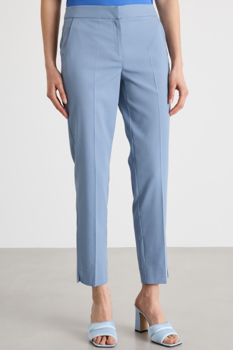 Pantalone slim in faille stretch