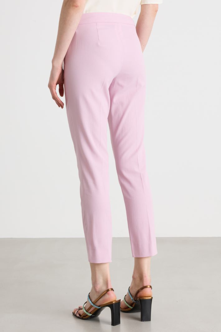 Pantalone slim in faille stretch Intrend - 4