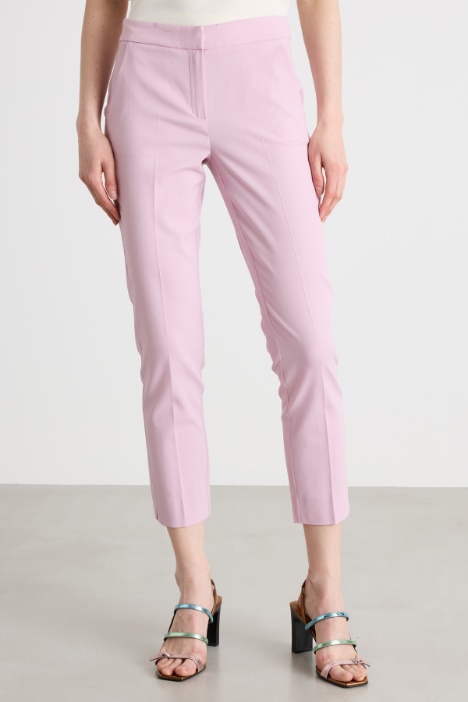 Pantalone slim in faille stretch
