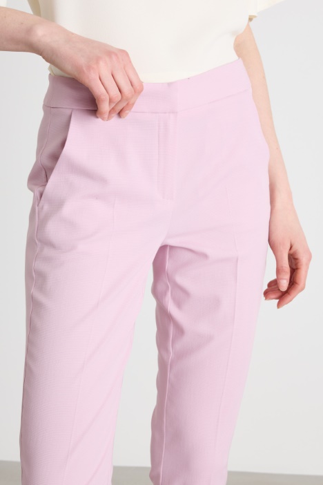 Pantalone slim in faille stretch