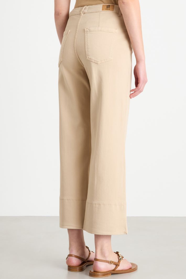 Deep-hem wide-leg trousers Intrend - 4