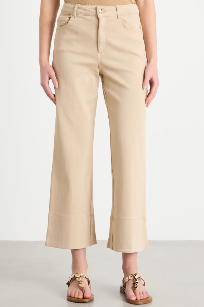 Deep-hem wide-leg trousers Intrend - 2