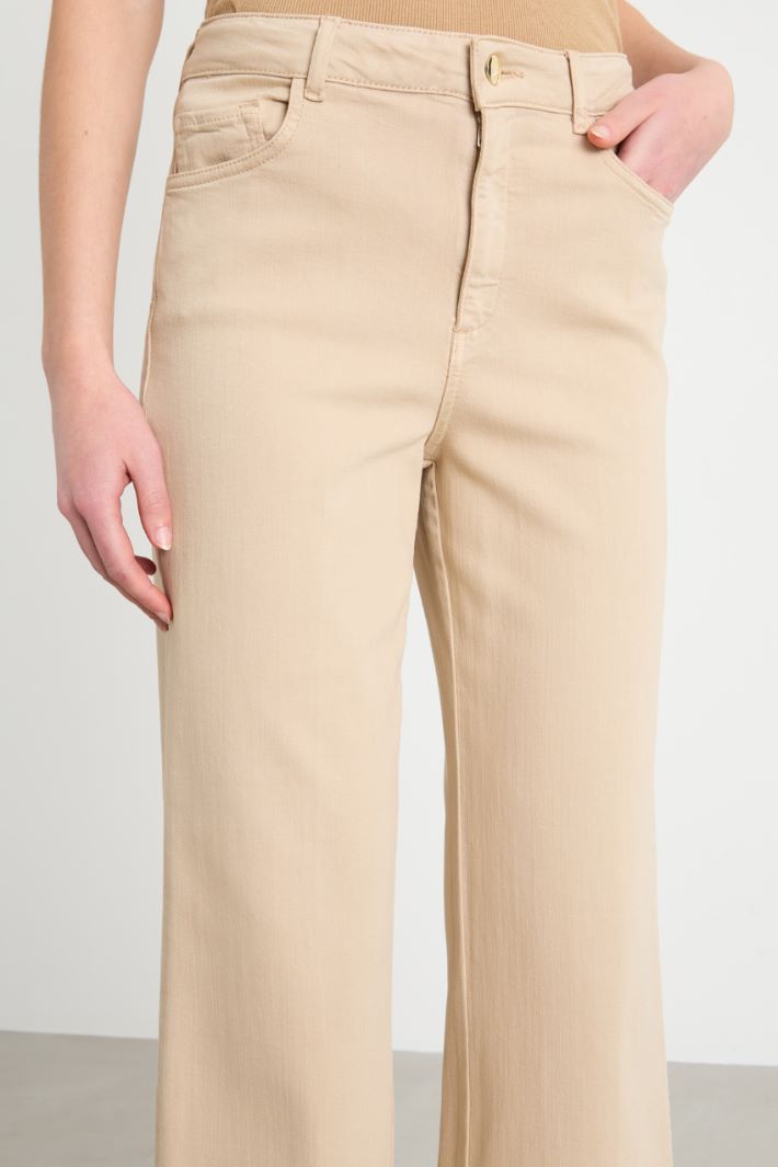 Deep-hem wide-leg trousers Intrend - 3