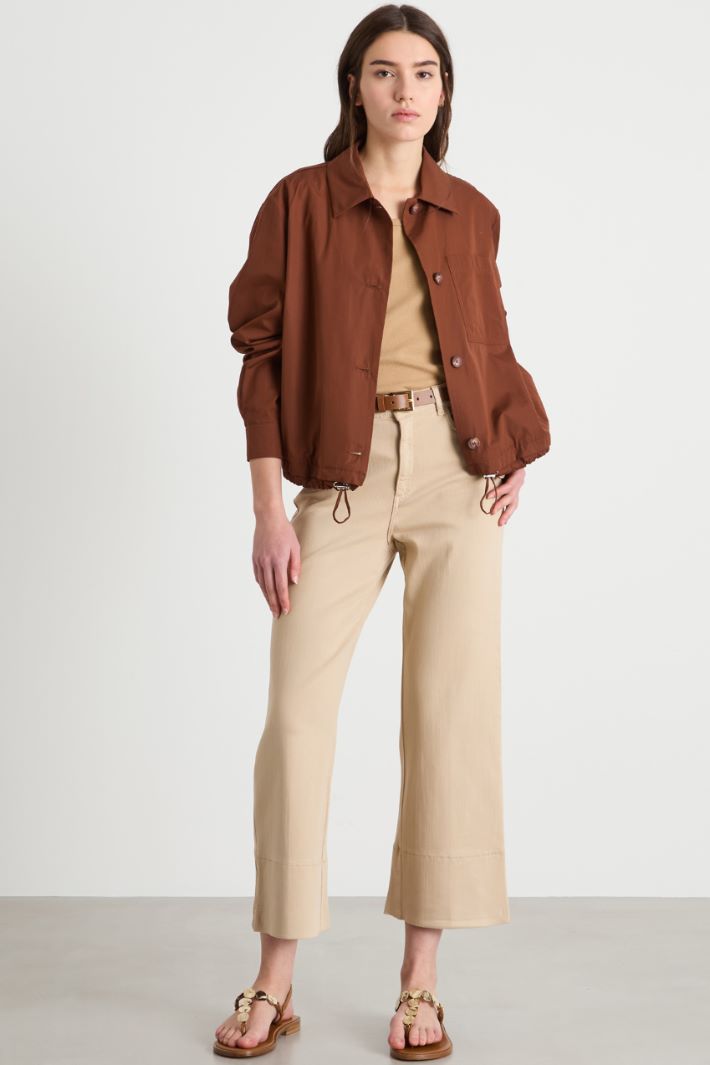 Deep-hem wide-leg trousers Intrend