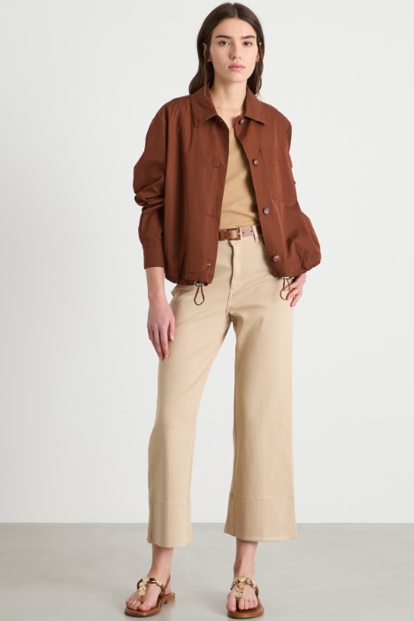 Deep-hem wide-leg trousers Intrend