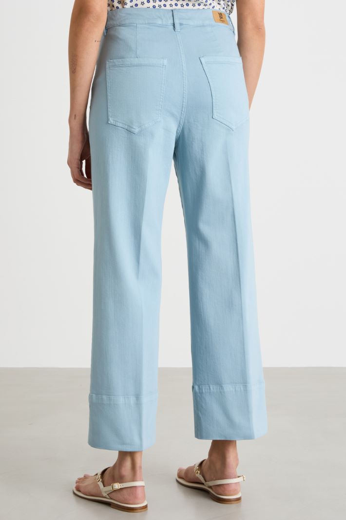 Deep-hem wide-leg trousers Intrend - 4