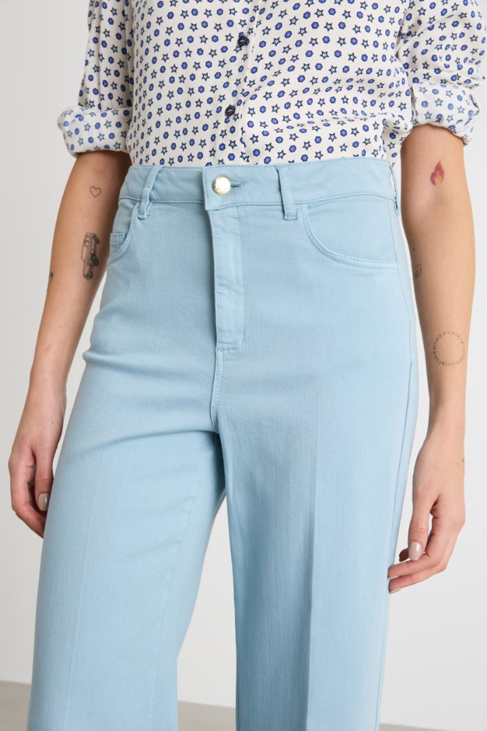 Deep-hem wide-leg trousers Intrend - 3