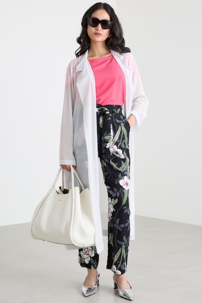 Pantalone a sigaretta con cintura Intrend