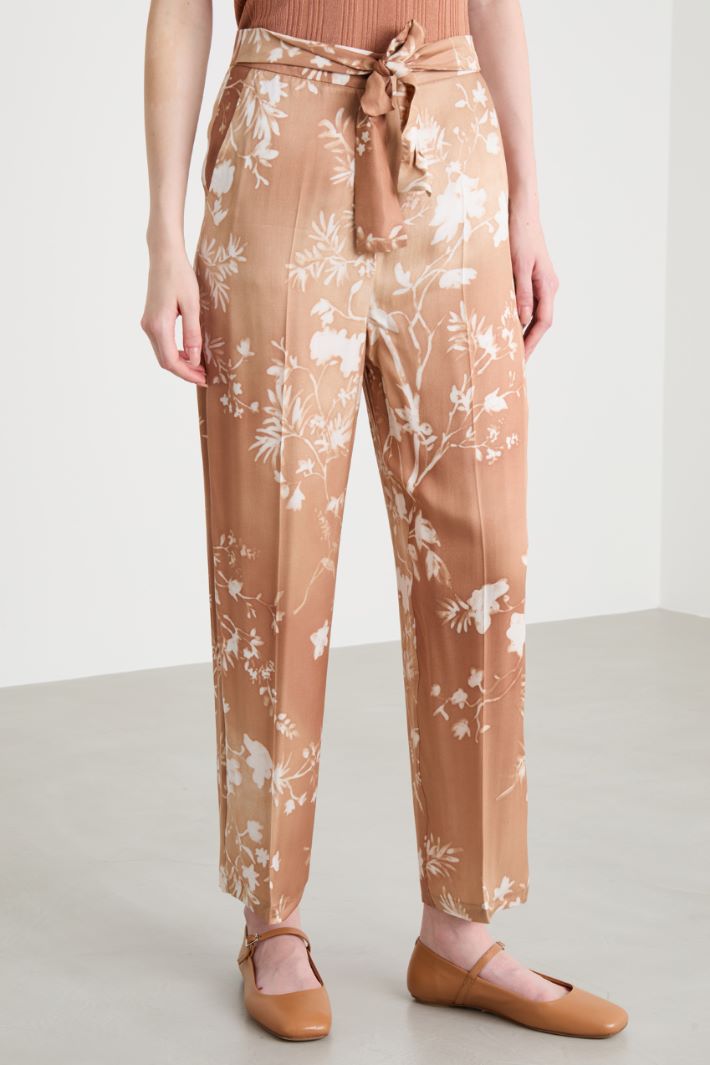 Belted cigarette trousers Intrend - 2