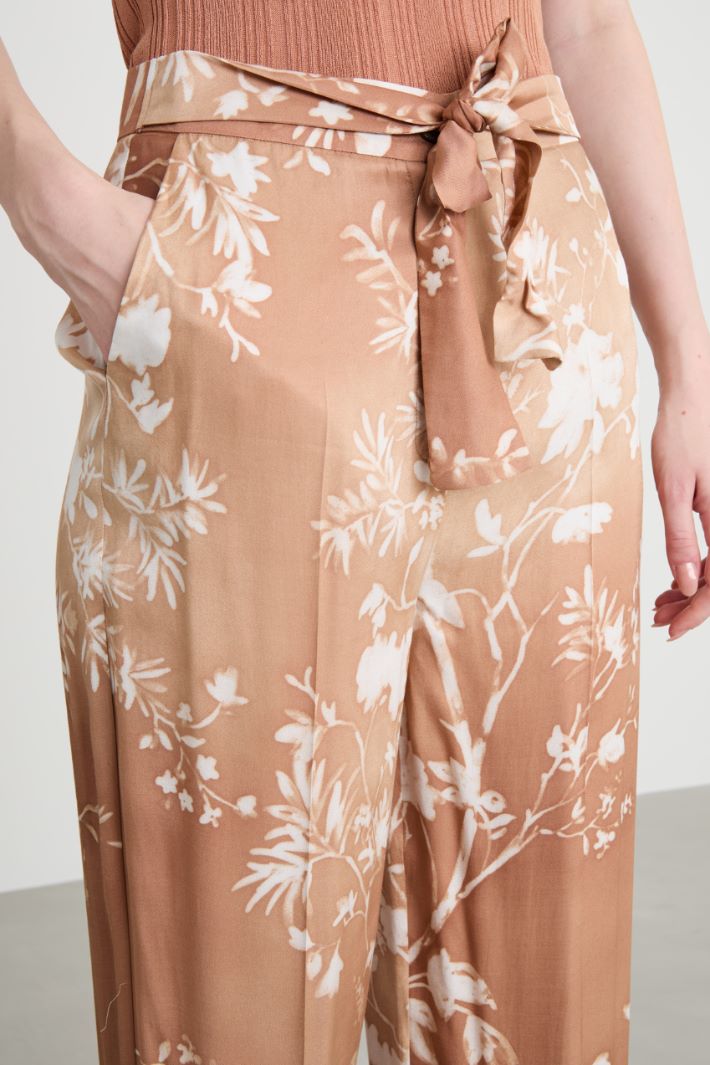 Belted cigarette trousers Intrend - 3