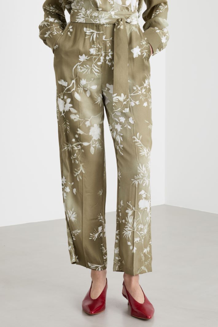 Pantalone a sigaretta con cintura Intrend - 2