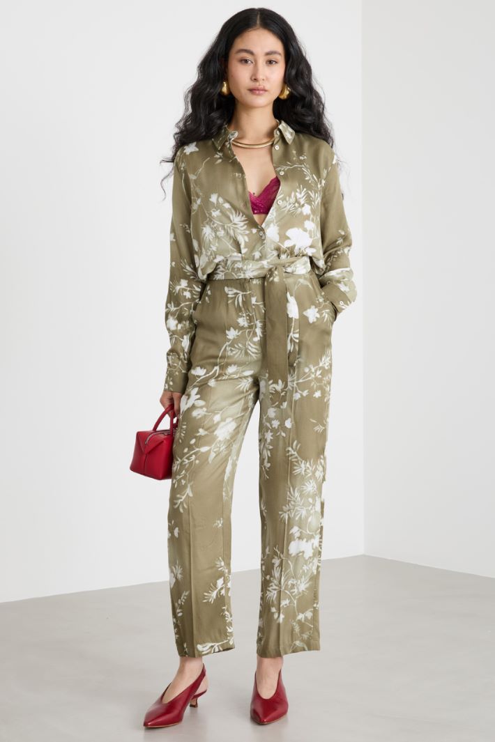 Pantalone a sigaretta con cintura Intrend