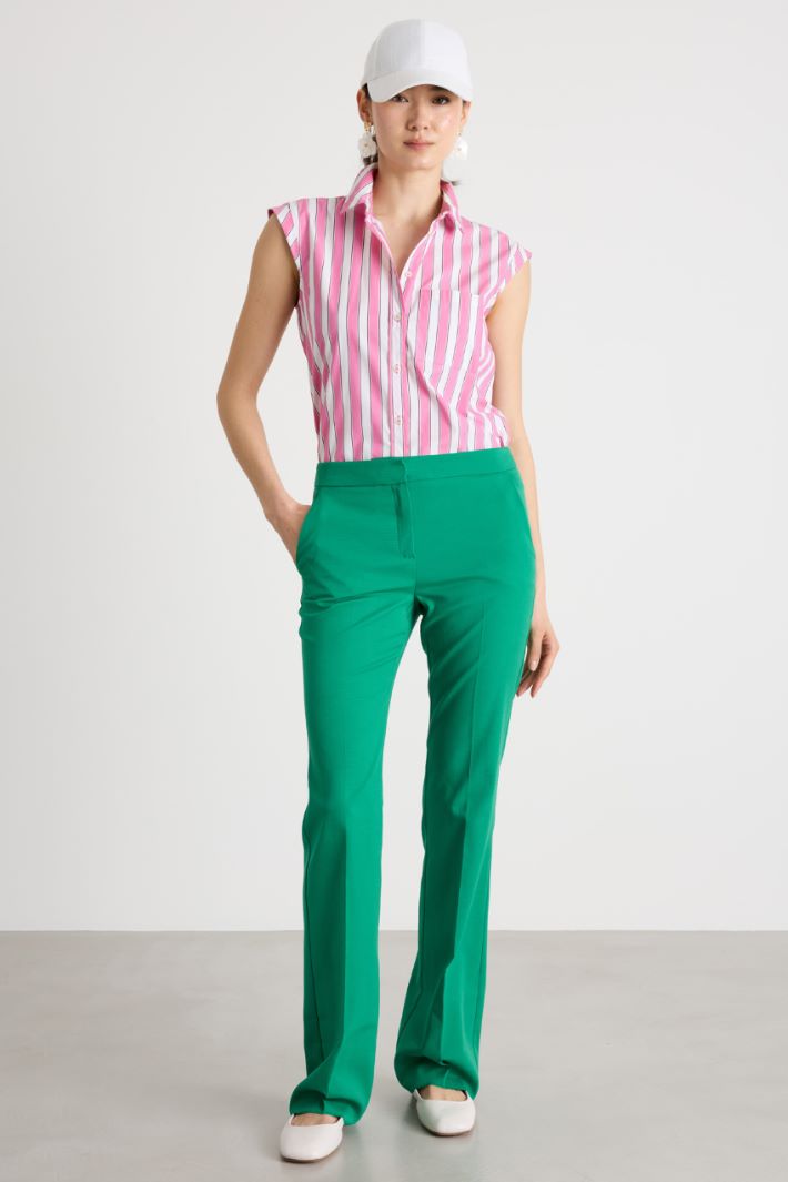 Pantalone semi flare Intrend