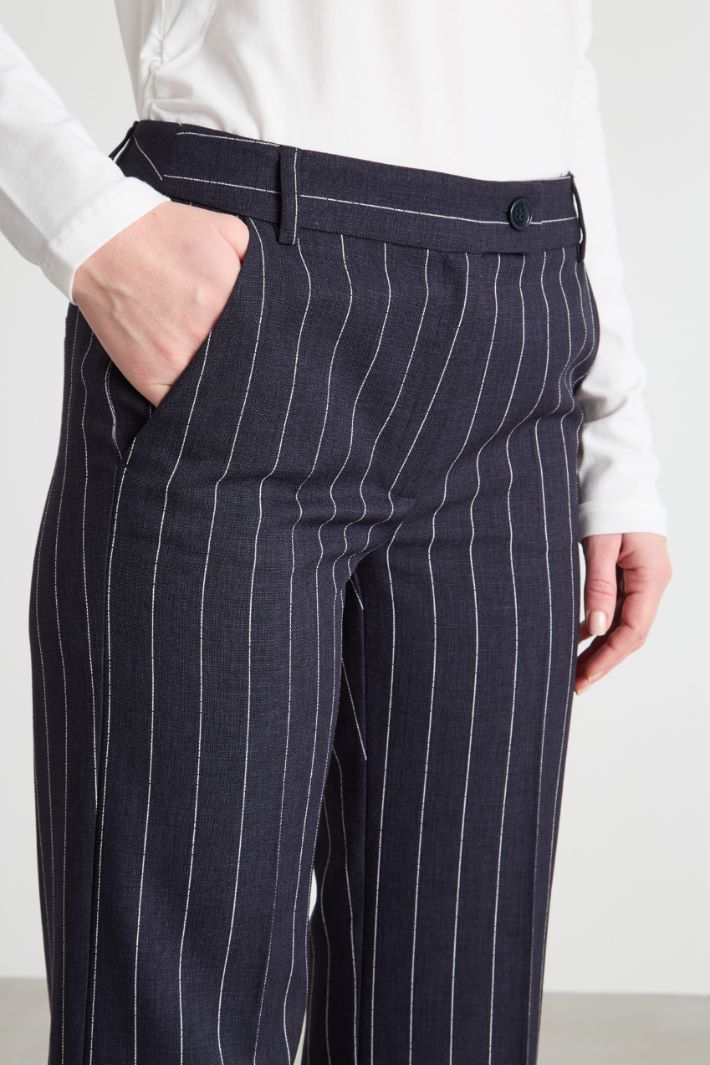 Pantalone dritto con risvolto Intrend - 3