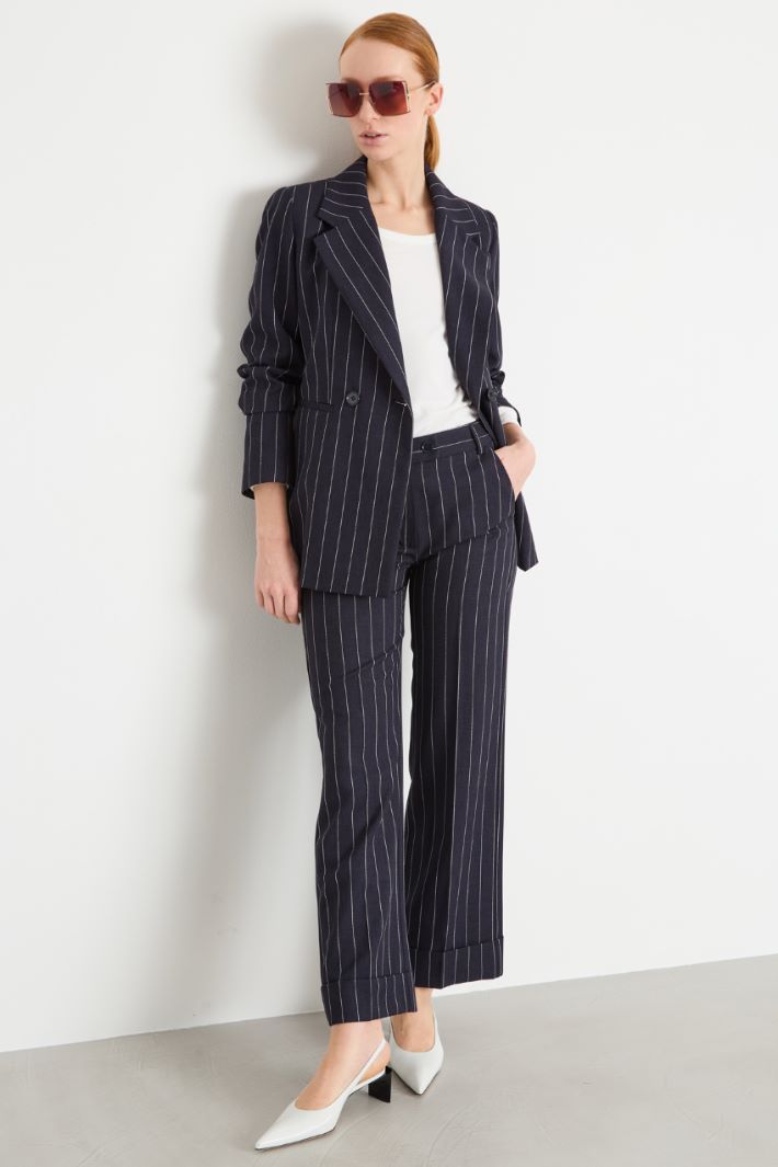 Pantalone dritto con risvolto Intrend