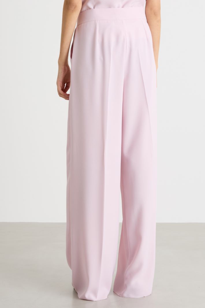 Pantalone ampio in raso opaco Intrend - 4