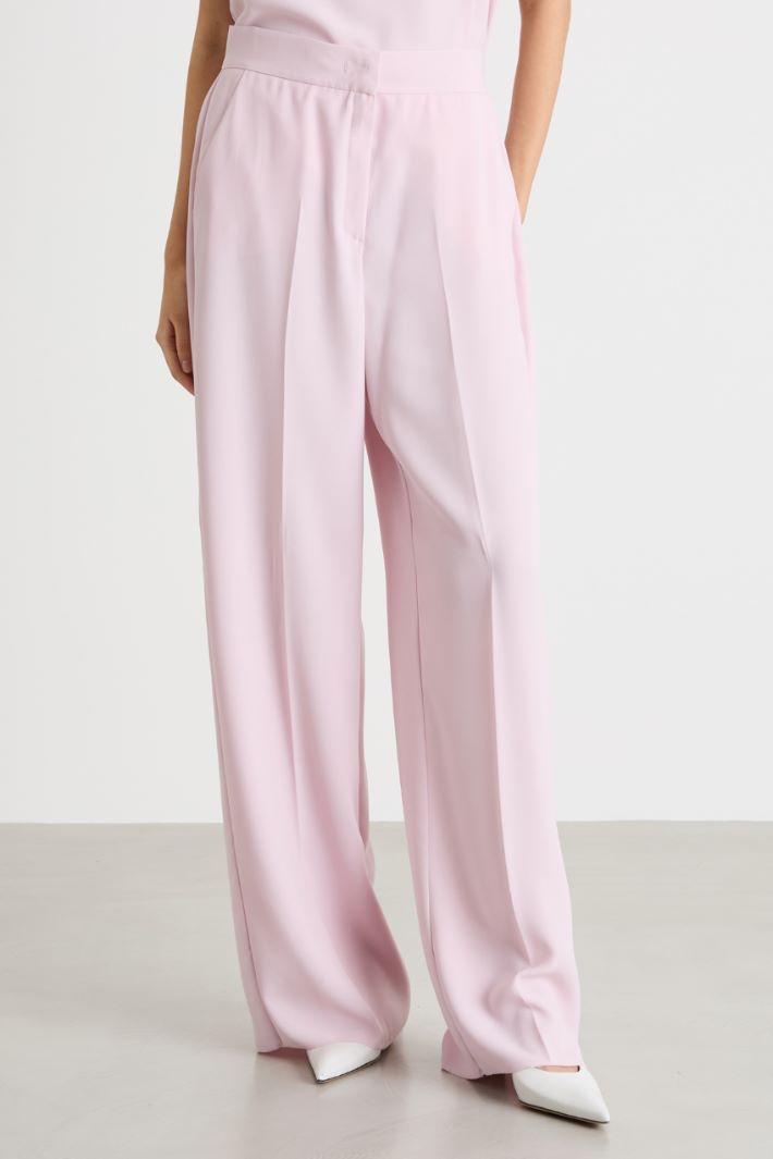 Pantalone ampio in raso opaco Intrend - 2