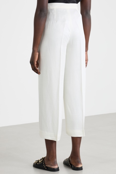 Pantalone ampio in twill