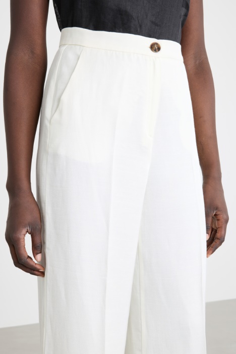 Pantalone ampio in twill