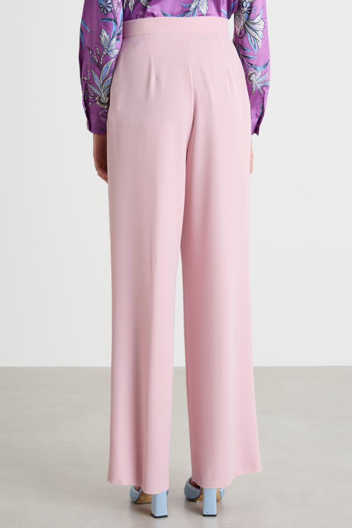 Pleated wide-leg trousers Intrend - 4