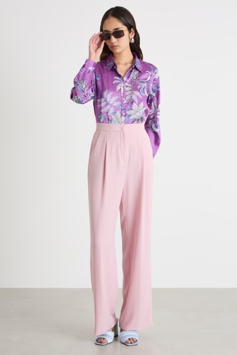 Pleated wide-leg trousers Intrend