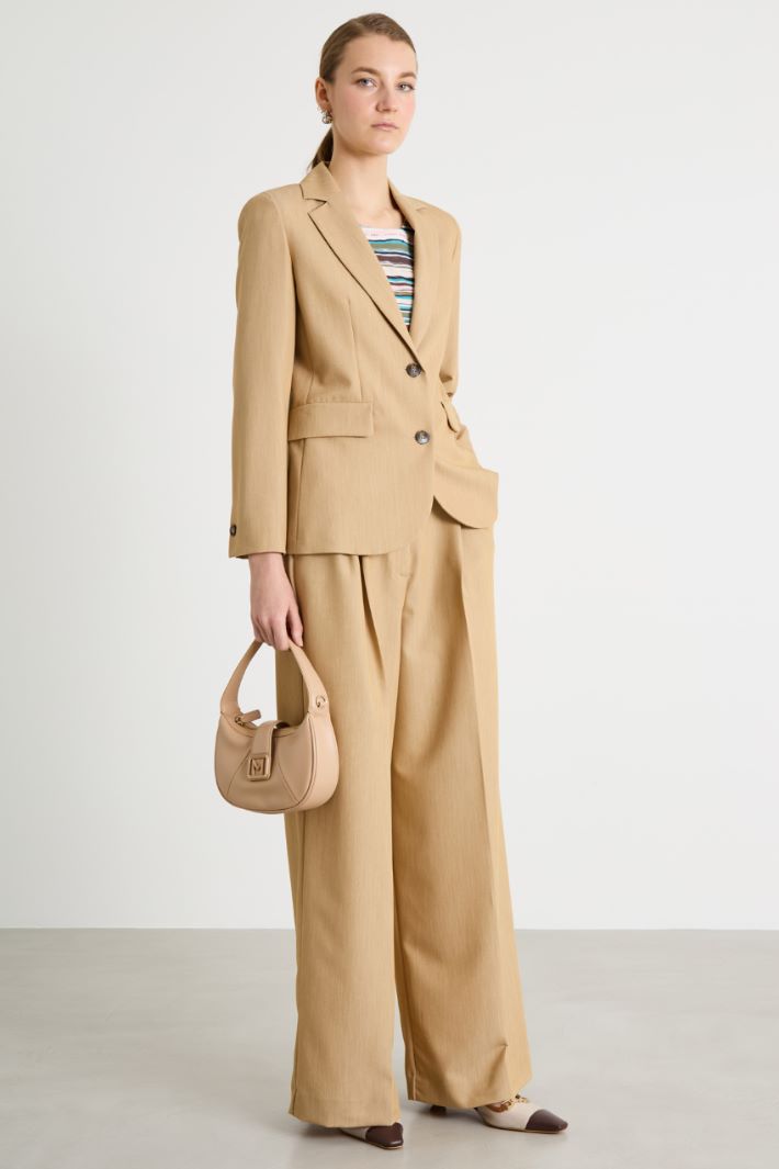 Pantalone ampio con doppia pince Intrend