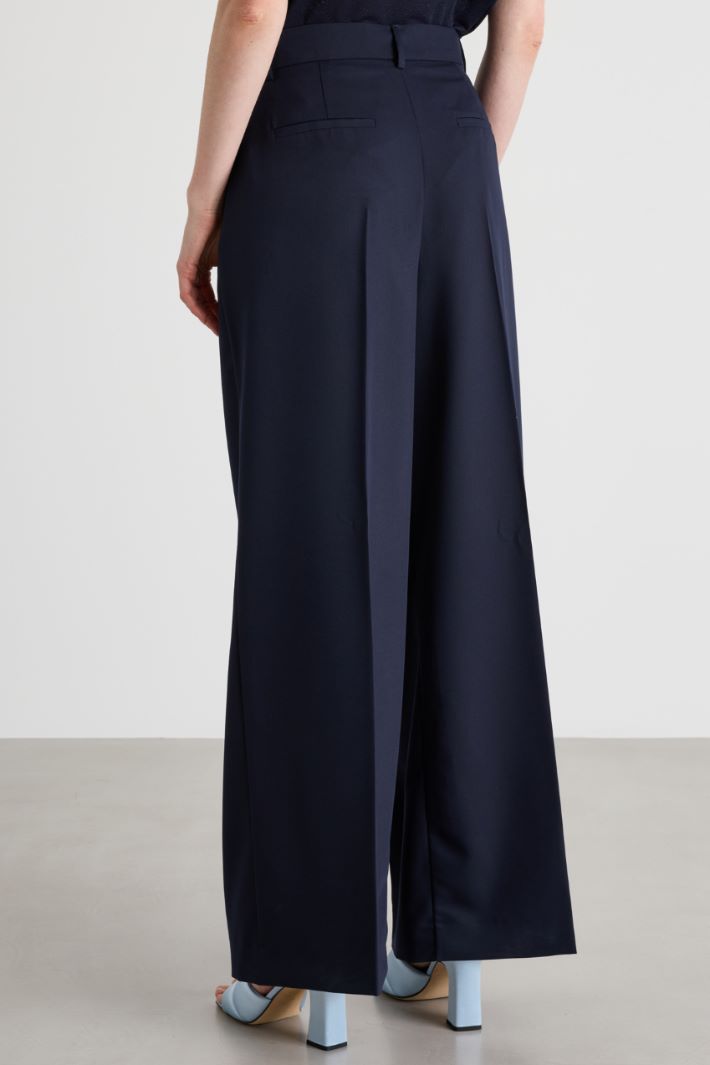 Pantalone ampio con doppia pince Intrend - 4