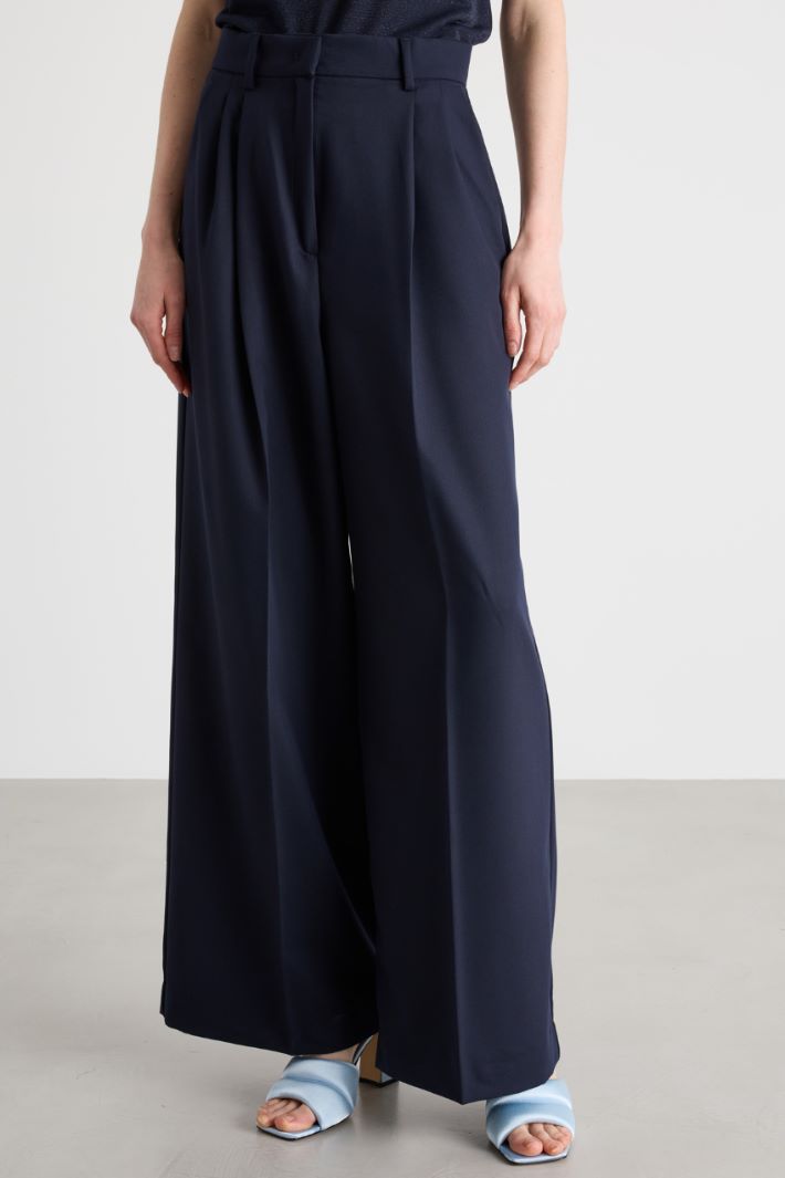 Pantalone ampio con doppia pince Intrend - 2
