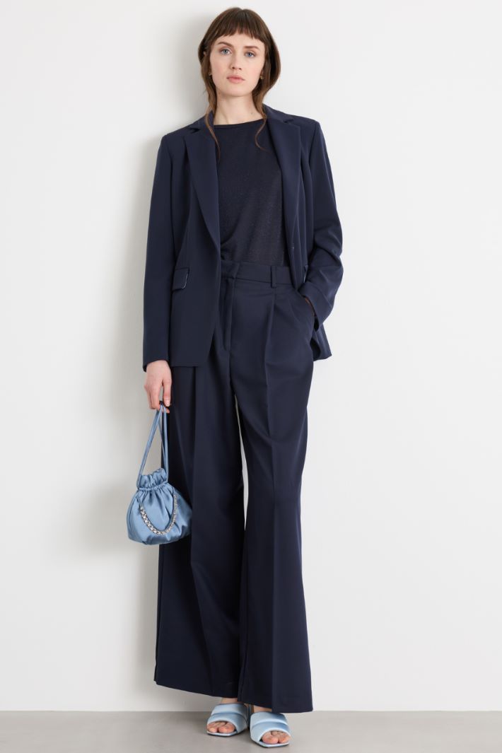 Pantalone ampio con doppia pince Intrend