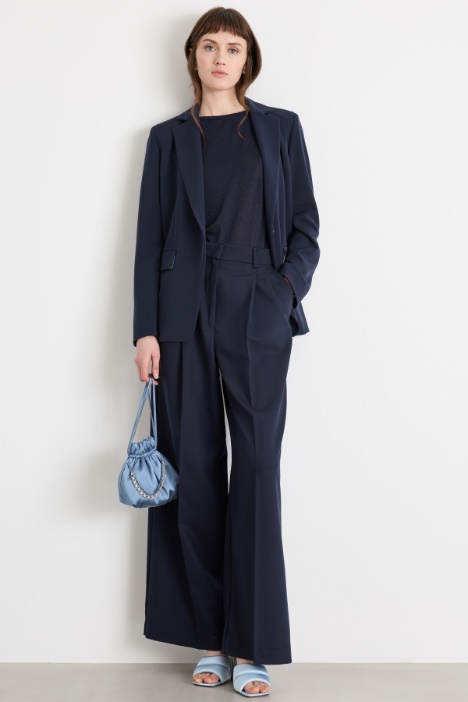 Pantalone ampio con doppia pince Intrend