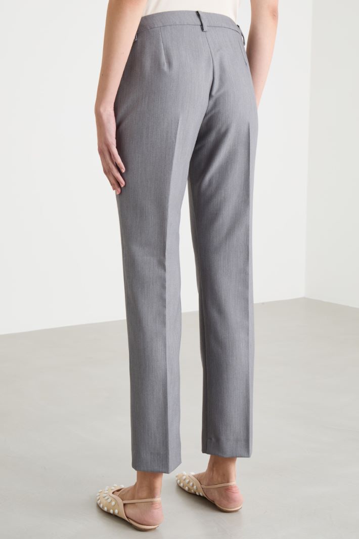 Straight stretch trousers Intrend - 4