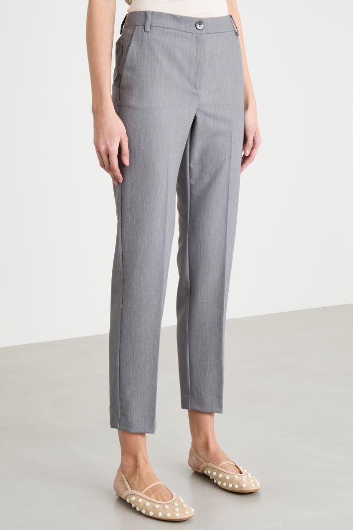Straight stretch trousers Intrend - 2
