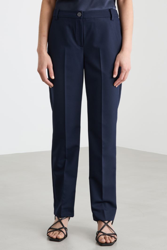 Pantalone dritto stretch Intrend - 2