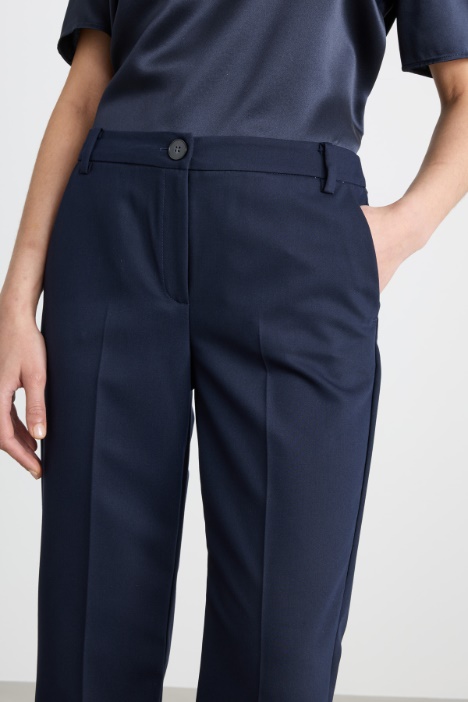 Pantalón recto stretch