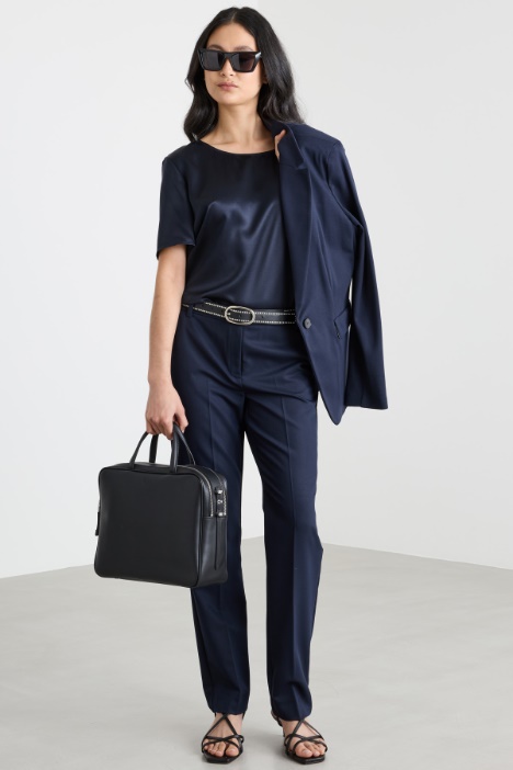 Pantalone dritto stretch Intrend