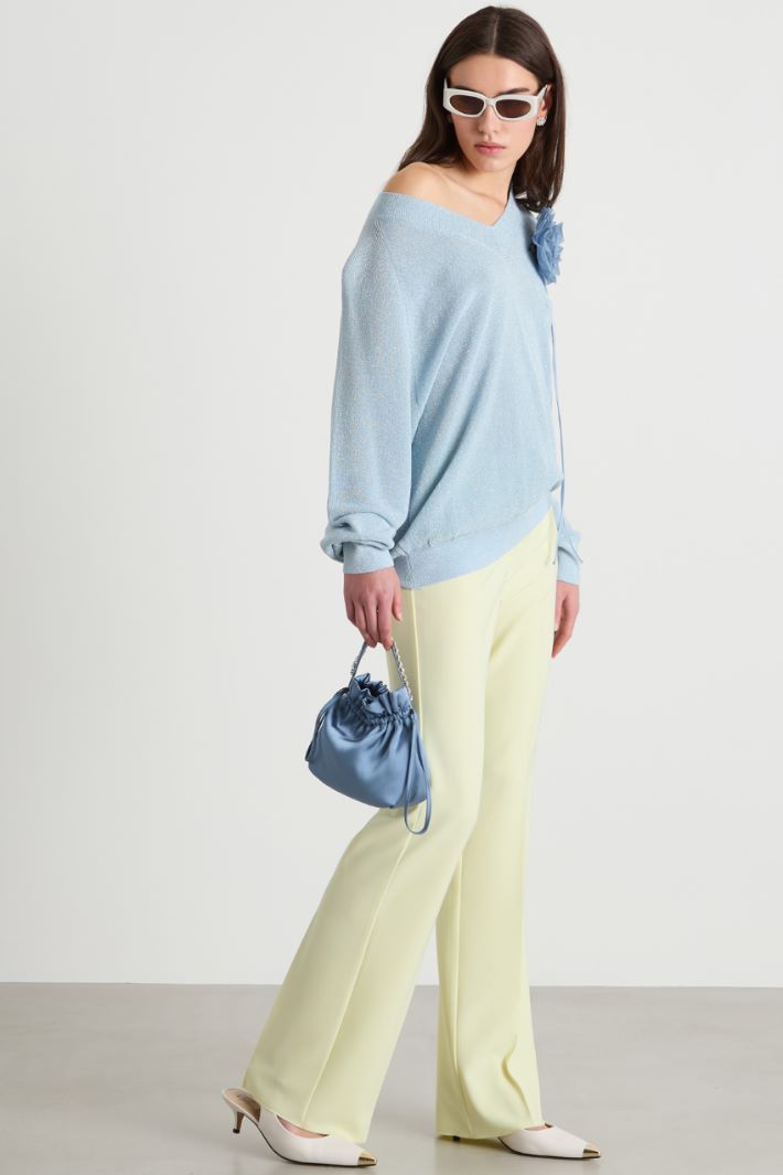 Stretch technical twill trousers Intrend