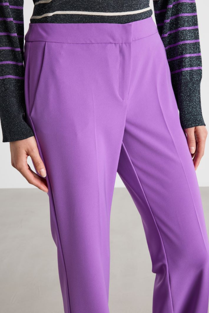 Stretch technical twill trousers Intrend - 3