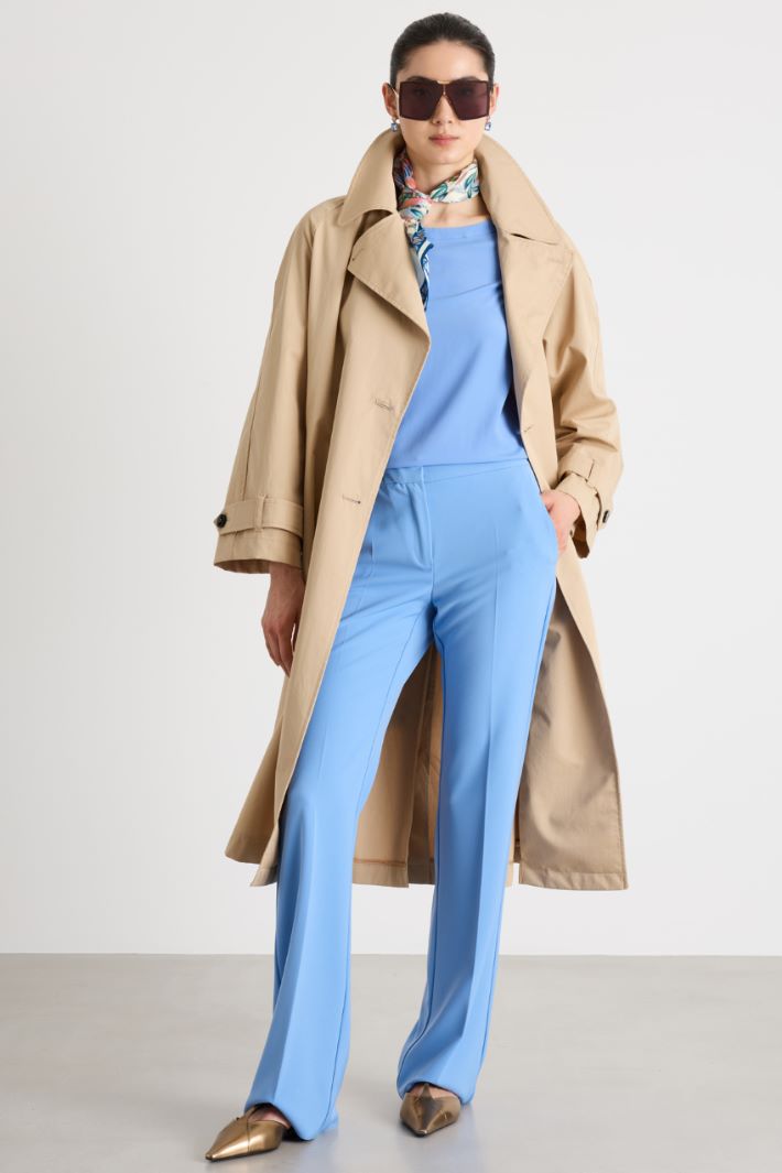 Stretch technical twill trousers Intrend