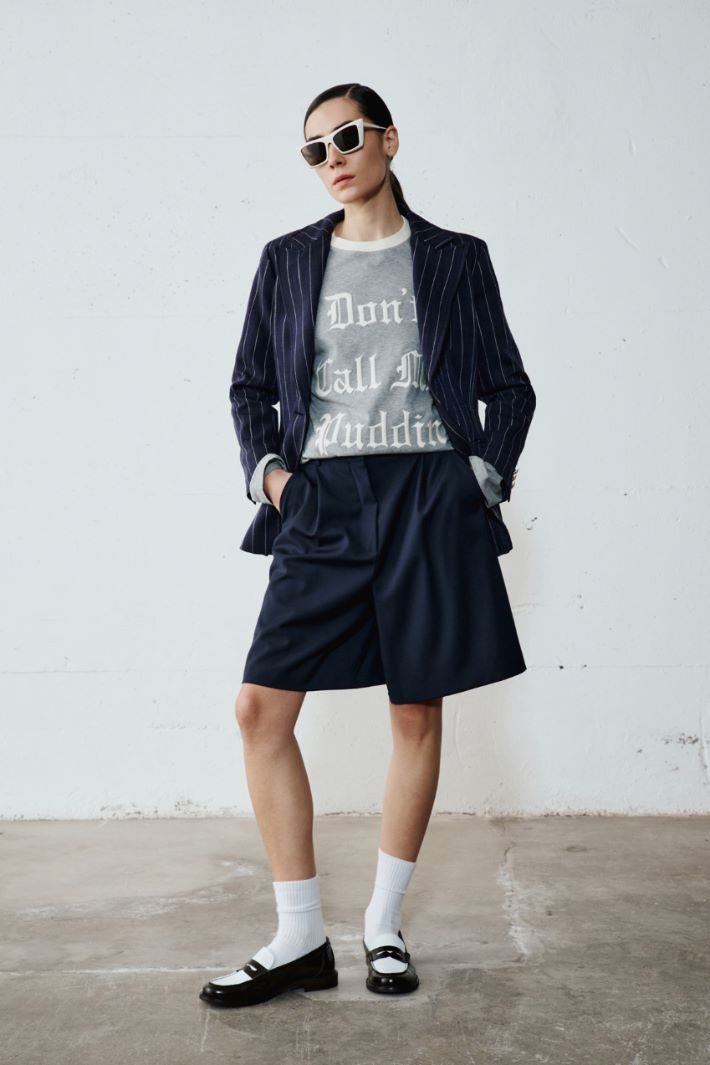 Pleated Bermuda shorts Intrend - 5