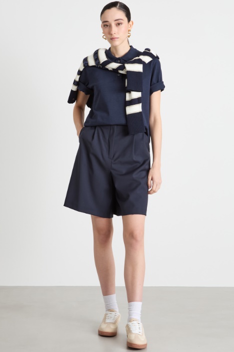 Pleated Bermuda shorts Intrend