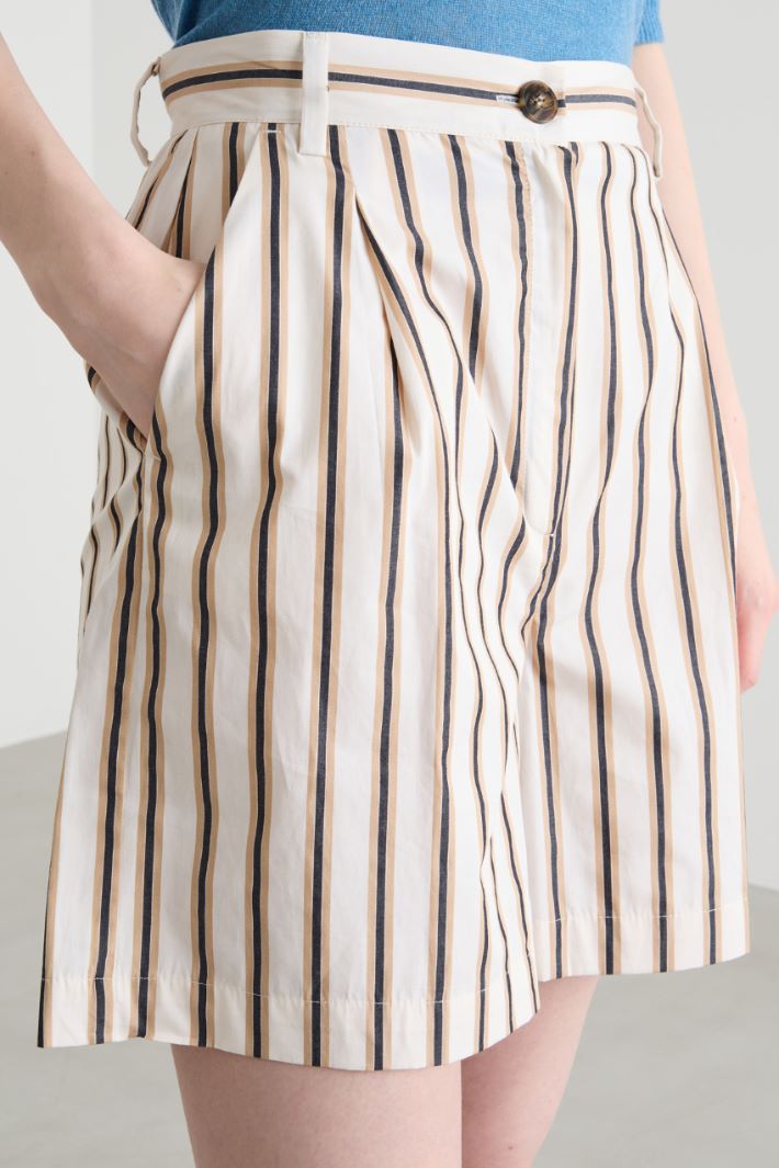 Poplin Bermuda shorts Intrend - 3