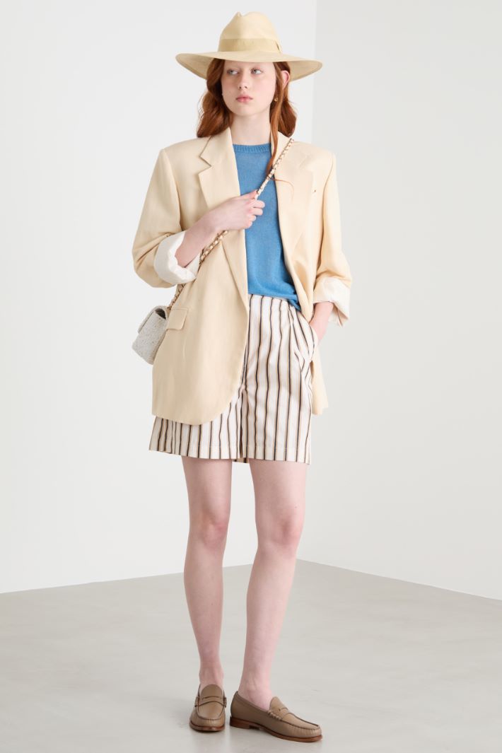 Poplin Bermuda shorts Intrend