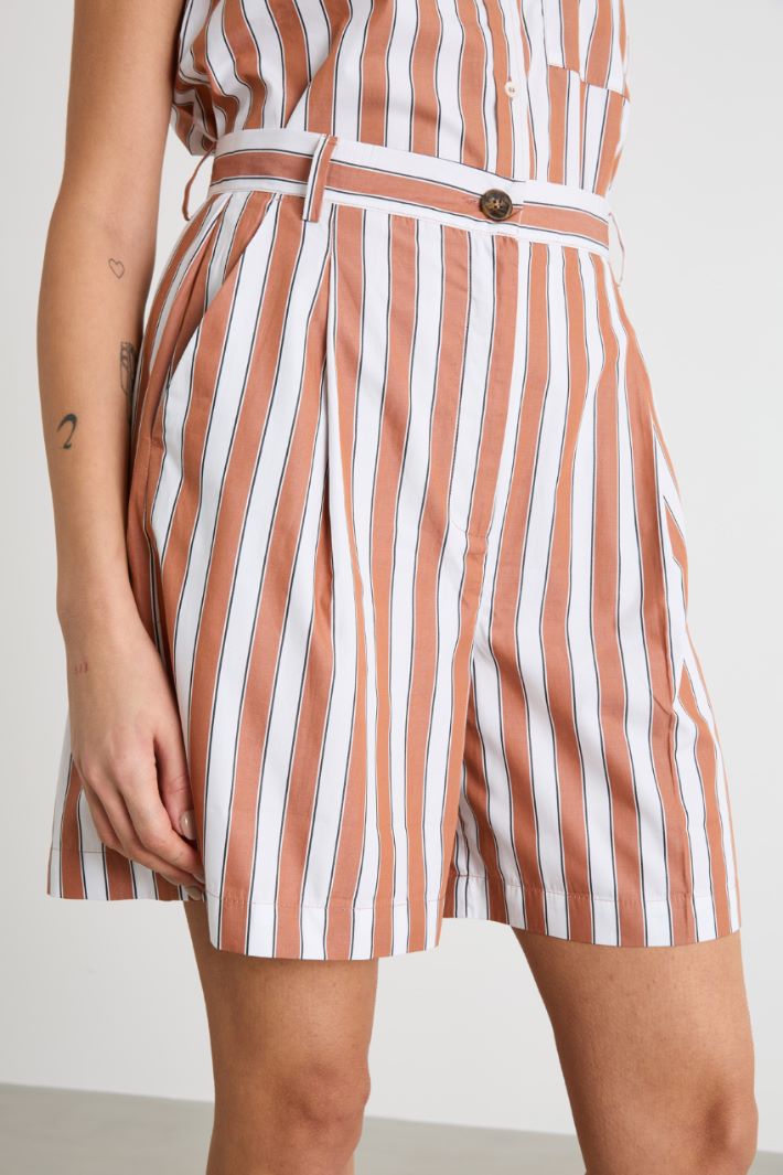 Poplin Bermuda shorts Intrend - 3