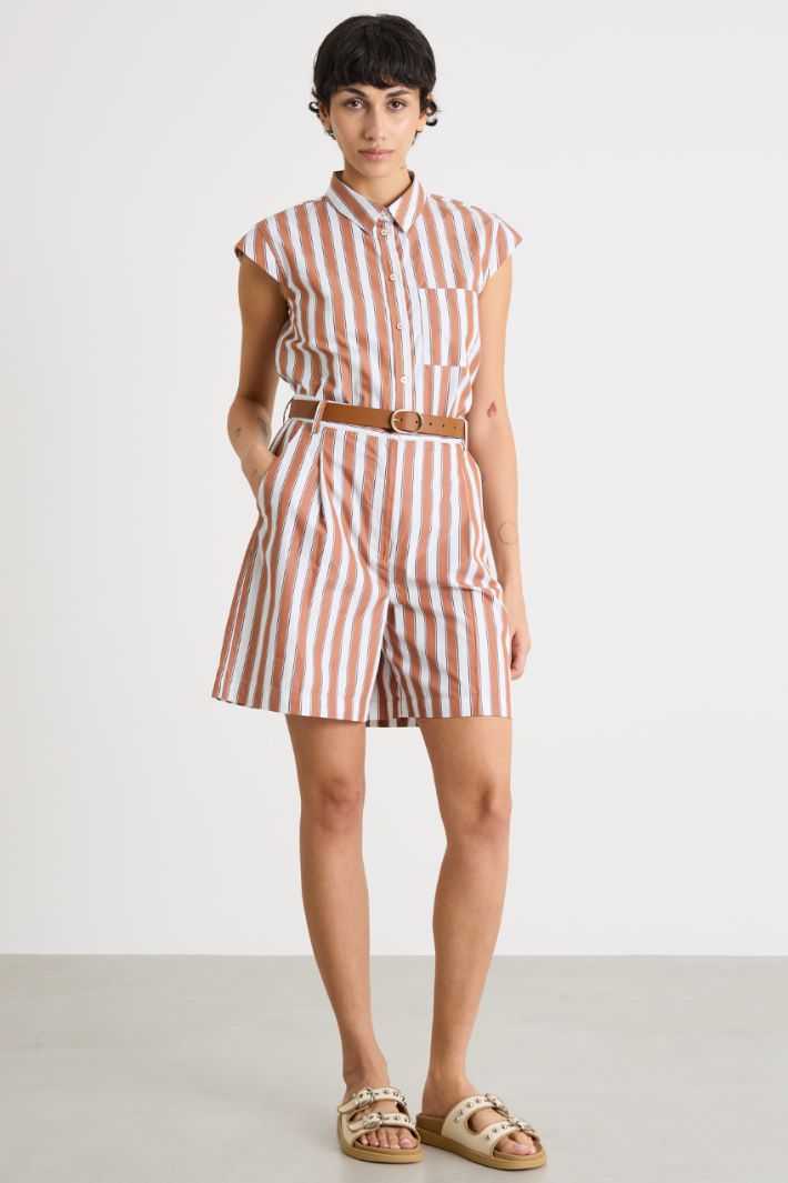 Poplin Bermuda shorts Intrend