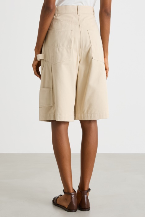 Bermuda in gabardina