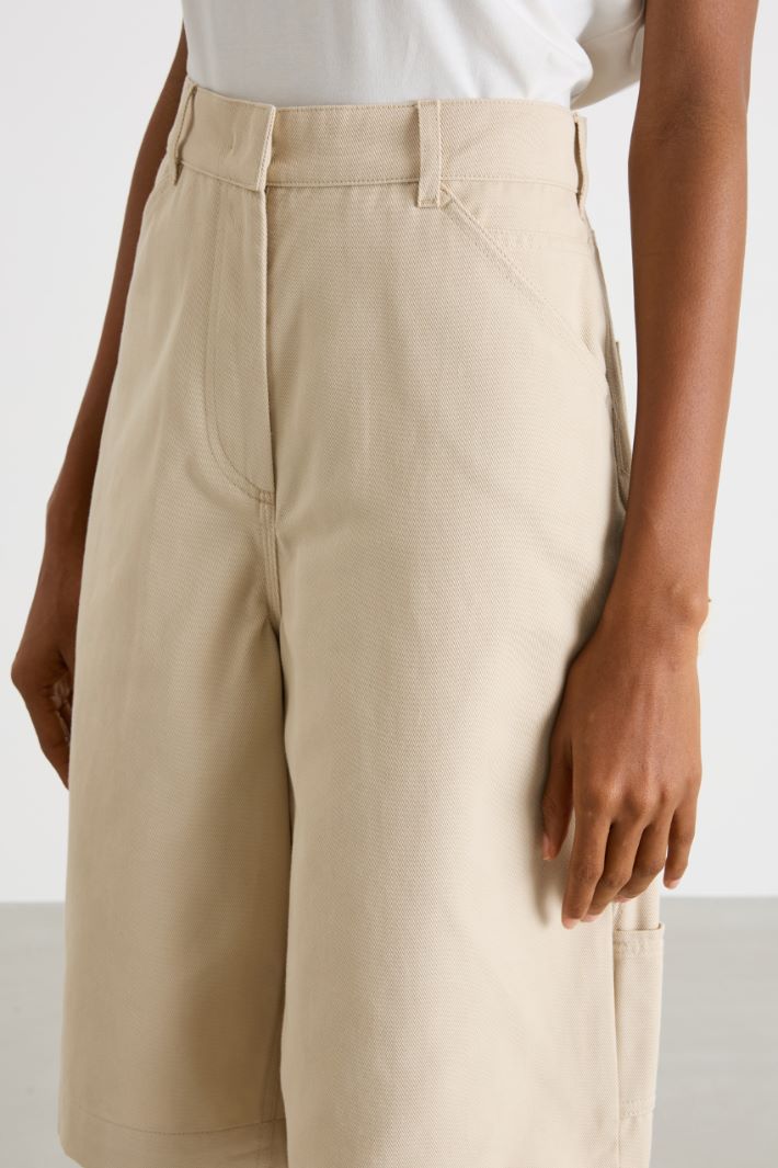 Gabardine Bermuda shorts Intrend - 3