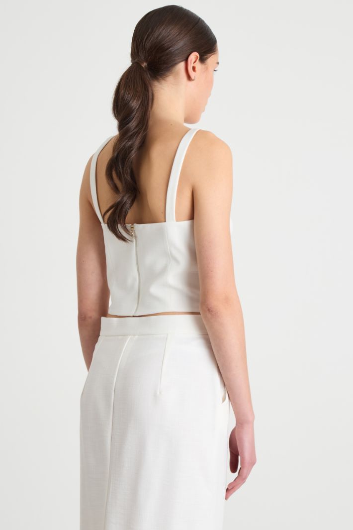 Cropped Bustier Intrend - 4