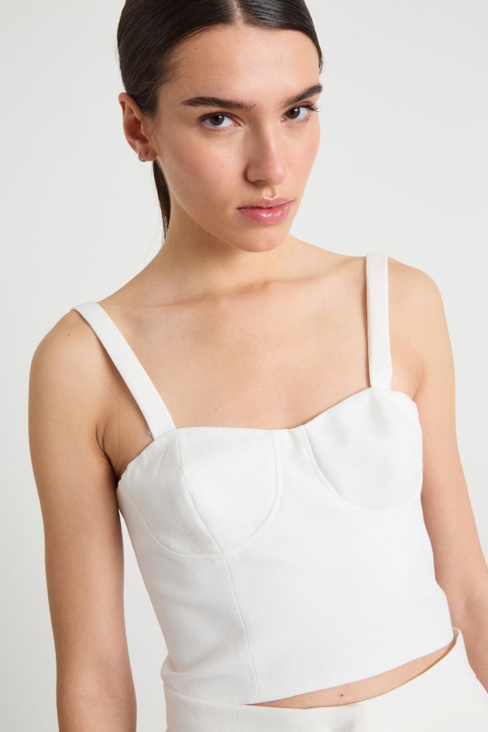 Cropped Bustier Intrend - 3