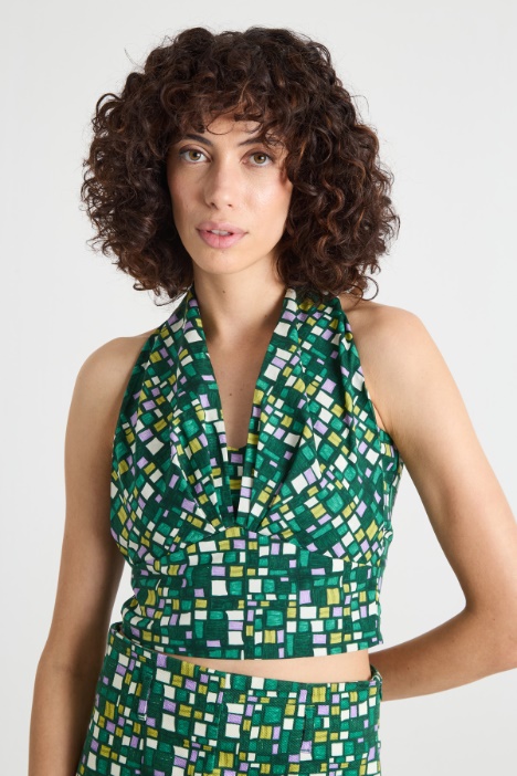 Poplin crop top Intrend